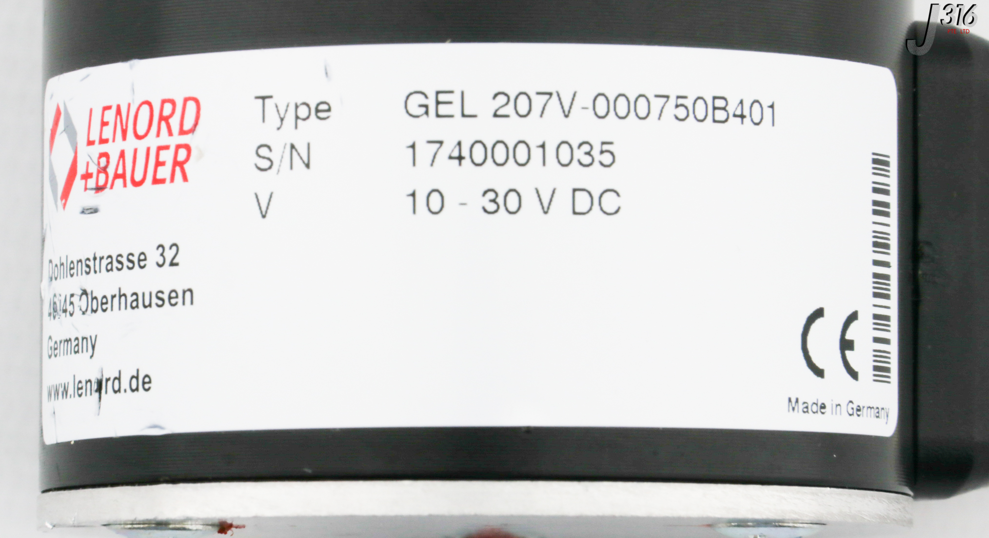 31541 LENORD+BAUER ROTARY ENCODER (NEW) GEL 207V-000750B401 | eBay